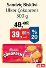 ÜLKER ÇOKOPRENS SANDVİÇ BİSKÜVİ 300 G